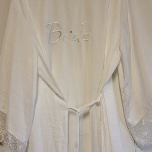 White Bride Robe